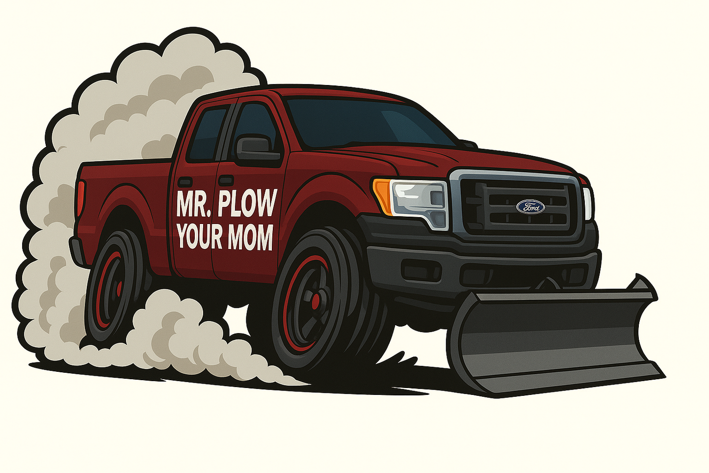 Mr Plow F150 Sticker