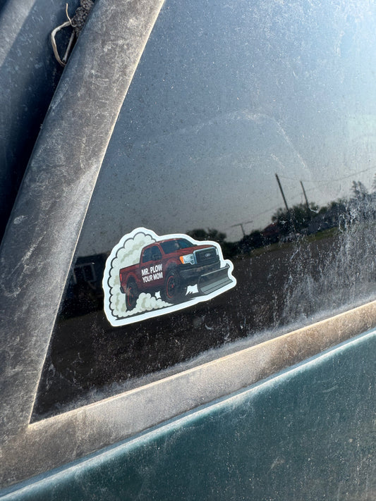 Mr Plow F150 Sticker