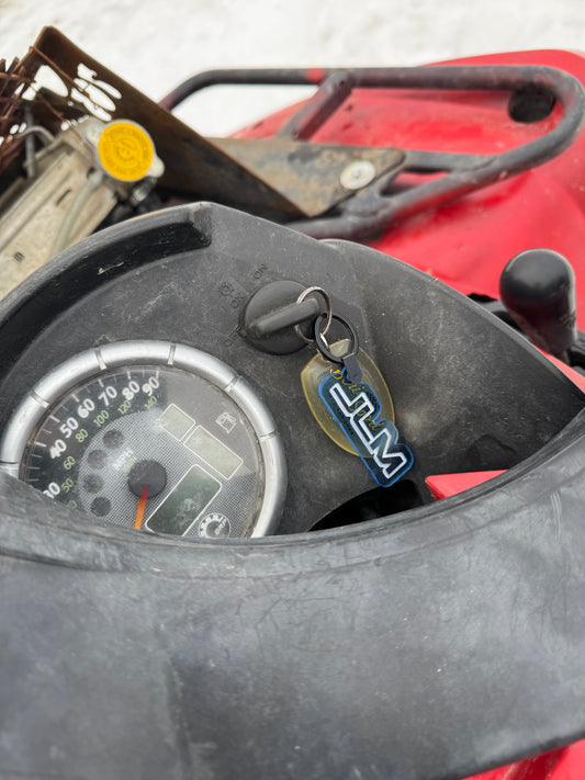 JLM Blue Key Chain