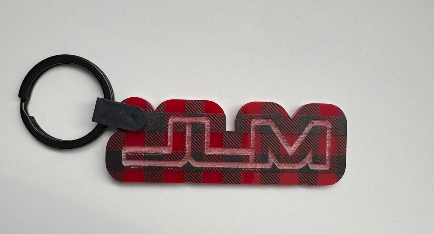 JLM Red Key Chain