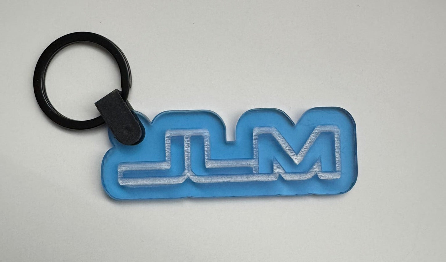 JLM Blue Key Chain